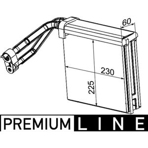 MAHLE BEHR Verdampfer - Left/Right drive, without expansion valve, parallel cooling pipes - Air Conditioning Evaporator MAHLE BEHR Verdampfer - Left/Right drive, without expansion valve, parallel cooling pipes - Air Conditioning Evaporator