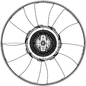 MAHLE CFF 500 000P Ventilateur - Thermique - Publicité MAHLE CFF 500 000P Ventilateur - Thermique - Publicité