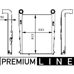 MAHLE BEHR 4057635062572 - Intercooler MAHLE BEHR 4057635062572 - Intercooler