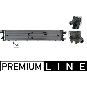 Intercooler MAHLE - Alhaisen lämpötilan jäähdytin AUDI Q3 A7 S5 A6 S4 Intercooler MAHLE - Alhaisen lämpötilan jäähdytin AUDI Q3 A7 S5 A6 S4