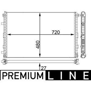 Mahle CIR 24 000P Intercooler - Radiateur Basse Temp - Publicité Mahle CIR 24 000P Intercooler - Radiateur Basse Temp - Publicité