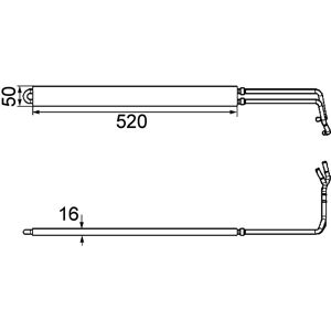 Mahle Insignia Öljyjäähdytin - 520mm, 50mm, 16mm - Radiatori, Ohjausjärjestelmä Mahle Insignia Öljyjäähdytin - 520mm, 50mm, 16mm - Radiatori, Ohjausjärjestelmä