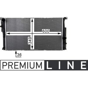BEHR MAHLE CR 1725 000P - Radiateur - Publicité BEHR MAHLE CR 1725 000P - Radiateur - Publicité