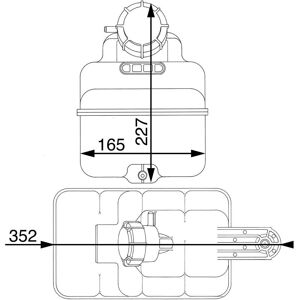 MAHLE BEHR Ausgleichsbehälter - Kühlmittel MAHLE BEHR Ausgleichsbehälter - Kühlmittel
