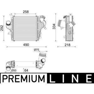 Intercooler MAHLE CI 637 000P - Air-Air / Eau-Air - Radiateur - Publicité Intercooler MAHLE CI 637 000P - Air-Air / Eau-Air - Radiateur - Publicité