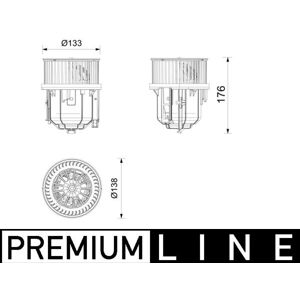 MAHLE AB 416 000P Sisäilman Puhallin - Sisäilman Puhallin MAHLE AB 416 000P Sisäilman Puhallin - Sisäilman Puhallin