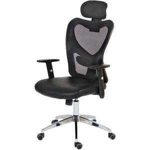 Silla de oficina ergonómica HHG Atlanta - Gris - Apoyabrazos y cabecera ajustables Silla de oficina ergonómica HHG Atlanta - Gris - Apoyabrazos y cabecera ajustables