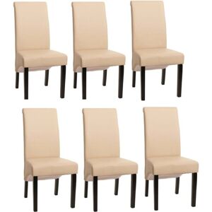 HHG Modelo M37 Sillas Comedor Beige - Cómodas y Elegantes HHG Modelo M37 Sillas Comedor Beige - Cómodas y Elegantes