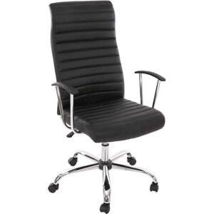 HHG - Cagliari - Negro - cuero PU - Silla de oficina HHG - Cagliari - Negro - cuero PU - Silla de oficina