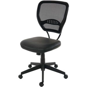 Silla de oficina HHG Seattle - Ajustable, soporta 150kg, negra Silla de oficina HHG Seattle - Ajustable, soporta 150kg, negra