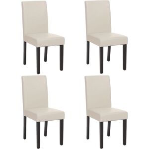 HHG Littau Silla de comedor moderna blanca HHG Littau Silla de comedor moderna blanca