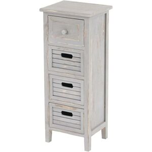 HHG - T18 - gris - 4-drawer - Comoda HHG - T18 - gris - 4-drawer - Comoda