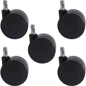 HHG - T533 - Ø11 mm - 70 mm - Ruedas para silla de oficina HHG - T533 - Ø11 mm - 70 mm - Ruedas para silla de oficina