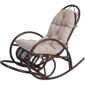 MCW C40 Creme Rattan Schaukelstuhl - Rocking Chair MCW C40 Creme Rattan Schaukelstuhl - Rocking Chair