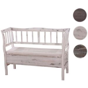 Banquette de rangement Mendler - Vintage Shabby Chic - 40x119x85 cm Banquette de rangement Mendler - Vintage Shabby Chic - 40x119x85 cm