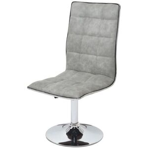 MENDLER Gris HWC-C41 Chaise de Salle à Manger Moderne - Rotation 360°, Haut Dossier MENDLER Gris HWC-C41 Chaise de Salle à Manger Moderne - Rotation 360°, Haut Dossier