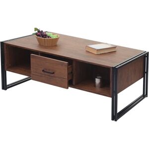 MCW A27b-C - Couchtisch + Beistelltisch - Moderner Metall-Holz-Look MCW A27b-C - Couchtisch + Beistelltisch - Moderner Metall-Holz-Look