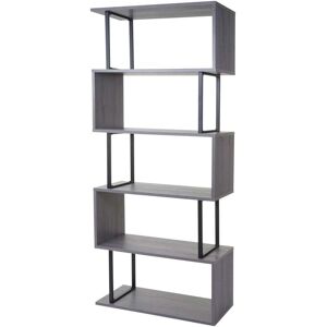 HHG Modelo 091 - Estantería Gris de 5 Niveles de Metal HHG Modelo 091 - Estantería Gris de 5 Niveles de Metal