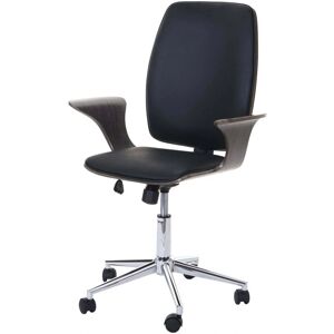Silla de oficina HHG 613 Gris - Giratoria, Ajustable en altura, Diseño retro Silla de oficina HHG 613 Gris - Giratoria, Ajustable en altura, Diseño retro