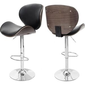 MCW Arklow Barhocker - Drehbar, Gasfeder, Elegantes Holzdesign - Barhocker MCW Arklow Barhocker - Drehbar, Gasfeder, Elegantes Holzdesign - Barhocker
