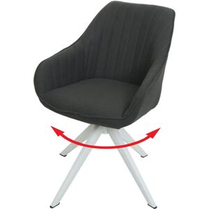 Chaise pivotante grise MENDLER Chaise pivotante grise MENDLER