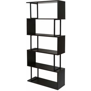 HHG - Modelo 091 Estantería Marrón Oscuro - Mueble de almacenamiento HHG - Modelo 091 Estantería Marrón Oscuro - Mueble de almacenamiento