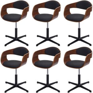 HHG - HHG-496 MVG - Madera curvada - Tejido gris oscuro - Silla HHG - HHG-496 MVG - Madera curvada - Tejido gris oscuro - Silla