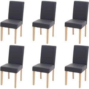 Mendler Set 6x Sedie Littau Ecopelle Opaca Soggiorno Cucina Sala Da Pranzo - Ensemble de 6 Chaises - Publicité Mendler Set 6x Sedie Littau Ecopelle Opaca Soggiorno Cucina Sala Da Pranzo - Ensemble de 6 Chaises - Publicité