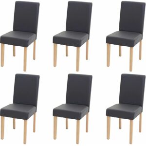 HHG Littau Sillas de comedor gris 6 - Muebles de comedor HHG Littau Sillas de comedor gris 6 - Muebles de comedor