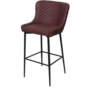 HHG 062 - marrón tela asiento - estructura de metal - taburete de bar HHG 062 - marrón tela asiento - estructura de metal - taburete de bar