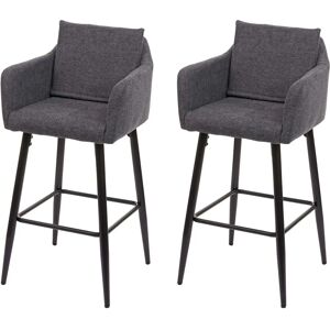 Tabourets Mendler HWC-H93 - Hauteur réglable, Gris Tabourets Mendler HWC-H93 - Hauteur réglable, Gris