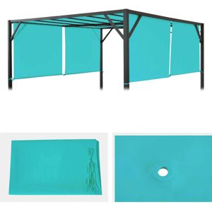 Mendler Couverture en Polycarbonate Azzurro pour Pergola - 4x3m - UV30+ - Publicité Mendler Couverture en Polycarbonate Azzurro pour Pergola - 4x3m - UV30+ - Publicité