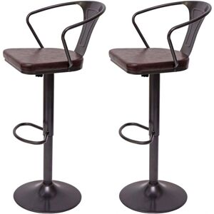 HHG - 443b - Nero-Marrone - Sgabello bar HHG - 443b - Nero-Marrone - Sgabello bar