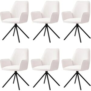 MCW - G67 - Velour Creme-Beige - Armrests - Dining chair MCW - G67 - Velour Creme-Beige - Armrests - Dining chair