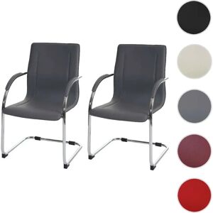 MENDLER Samara - Chaises de salle à manger en acier - 2 pièces MENDLER Samara - Chaises de salle à manger en acier - 2 pièces