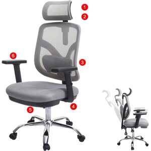 Chaise de bureau ergonomique Sihoo gris avec support lombaire réglable et accoudoirs - Publicité Chaise de bureau ergonomique Sihoo gris avec support lombaire réglable et accoudoirs - Publicité