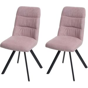 HHG - 595 - Rosa - Velluto - Dining chairs HHG - 595 - Rosa - Velluto - Dining chairs