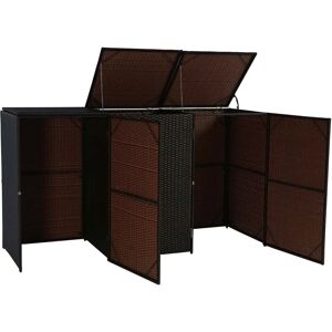MCW E25-3x120l Braun Mülltonnenverkleidung - Mülltonnenverkleidung MCW E25-3x120l Braun Mülltonnenverkleidung - Mülltonnenverkleidung