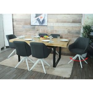 Mendler - Hwc-k27 - Tissu Gris Foncé - Fauteuil tournant - Chair Mendler - Hwc-k27 - Tissu Gris Foncé - Fauteuil tournant - Chair