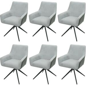 Chaises de salle à manger Mendler Modèle HWC-L91 - Pivotantes et avec accoudoirs - Publicité Chaises de salle à manger Mendler Modèle HWC-L91 - Pivotantes et avec accoudoirs - Publicité