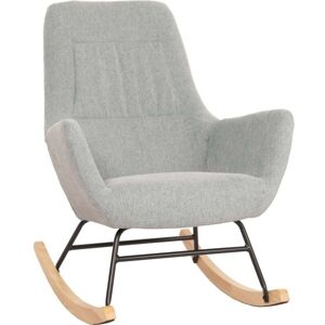 HHG - 704 - Gris-Verde - Madera & Metal - Sillón reclinable HHG - 704 - Gris-Verde - Madera & Metal - Sillón reclinable