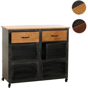 Mendler N28 Rangement - Métal et bois industriel 90x100x40cm Mendler N28 Rangement - Métal et bois industriel 90x100x40cm