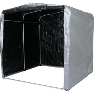 HHG-450 - Aluminio plateado 201x201x201 cm Caseta de jardín HHG-450 - Aluminio plateado 201x201x201 cm Caseta de jardín