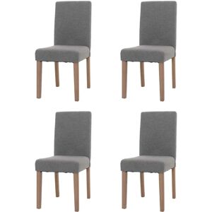 HHG - Littau - Gris bouclé tela - Dining chair HHG - Littau - Gris bouclé tela - Dining chair