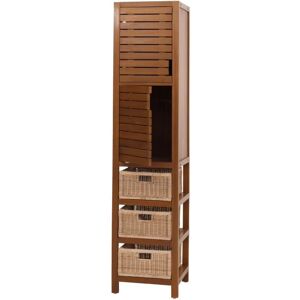 HHG - 817 - Teca - 120x40x40cm - Armario alto HHG - 817 - Teca - 120x40x40cm - Armario alto