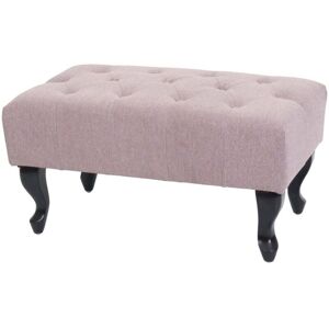 HHG - Otomana Chesterfield - rosa claro - 39x77x47 cm - Ottoman HHG - Otomana Chesterfield - rosa claro - 39x77x47 cm - Ottoman