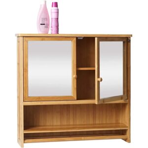 MCW B18-2 Natürlicher Badspiegelschrank - Badezimmermöbel MCW B18-2 Natürlicher Badspiegelschrank - Badezimmermöbel