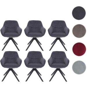 Mendler Modèle HWC-K28 6 Chaises de Salle à Manger Gris Mendler Modèle HWC-K28 6 Chaises de Salle à Manger Gris