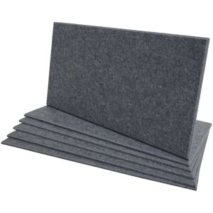 HHG - 576 - gris 60x30 cm - lote 6 - panel acústico HHG - 576 - gris 60x30 cm - lote 6 - panel acústico