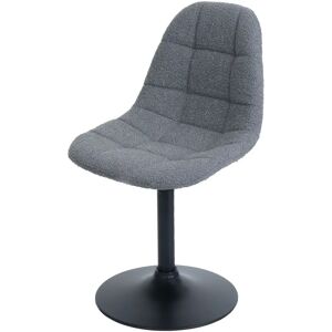 HHG-898 - Gris oscuro - Tela bouclé - Silla de comedor HHG-898 - Gris oscuro - Tela bouclé - Silla de comedor